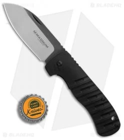 Boker Two Handed Fat Jack Liner Lock Knife Black G-10 (3.3" Two-Tone) 01RY843 -Boker Shop Boker Two Handed Fat Jack Black G10 SW BHQ 86591 er bottlecap