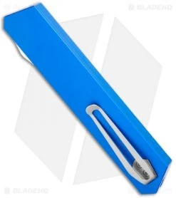 Boker USA Kwaiken OTF Automatic Knife Blue Aluminum (3.4" Satin) 06EX550 8 Boker USA Kwaiken OTF Automatic Knife Blue Aluminum (3.4" Satin) 06EX550 -Boker Shop Boker USA Kwaiken OTF Auto Blue Aluminum SW 06EX550 BHQ 115742 jr side