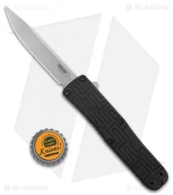 Boker USA OTF Automatic Knife Black Aluminum (3.5" Stonewash) 9 Boker USA OTF Automatic Knife Black Aluminum (3.5" Stonewash) -Boker Shop Boker USA OTF Auto Black Aluminum SW 06EX260 BHQ 94101 jr bottlecap