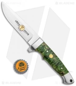 Boker Vollintegral 150th Anniversary Fixed Blade Knife Curly Birch (4.6" Satin) -Boker Shop Boker Vollintegral 150th Anniversary Fixed Curly Birch Satin 126585 BHQ 94447 jr bottlecap