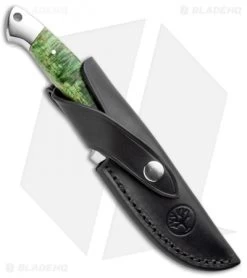 Boker Vollintegral 150th Anniversary Fixed Blade Knife Curly Birch (4.6" Satin) -Boker Shop Boker Vollintegral 150th Anniversary Fixed Curly Birch Satin 126585 BHQ 94447 jr sheath