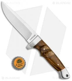 Boker Vollintegral 2.0 Fixed Blade Knife Curly Birch (4.6" Satin) -Boker Shop Boker Vollintegral 2.0 Fixed Blade Curly Birch Satin BHQ 121107 jr bottlecap