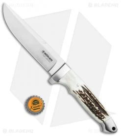 Boker Vollintegral XL 2.0 Fixed Blade Knife Stag Horn (5.8" Satin) 125638 -Boker Shop Boker Vollintegral XL 2.0 Stag Horn Satin 125638 BHQ 118361 jr bottlecap