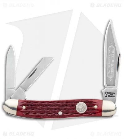 Boker Whittler Pocket Knife Jigged Red Bone 110280SRB 3 Boker Whittler Pocket Knife Jigged Red Bone 110280SRB