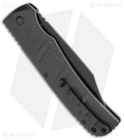 Boker XXL Kalashnikov Bowie Automatic Knife (4.75" Black D2) -Boker Shop Boker XXL Kalashnikov Bowie Auto Black BHQ 99623 jr side