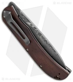 Boker Plus Exskelibur I Liner Lock Knife Cocobolo (3.5" Damascus) 01BO222DAM -Boker Shop boker 01bo222dam side cm