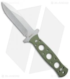 Boker Plus Steel Ranger Fixed Blade Knife Green G-10 (4" Stonewash) 02BO289