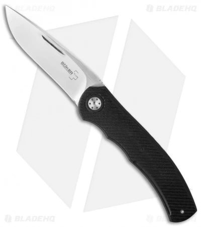 Boker Plus A² 42 Liner Lock Knife Black G-10 (3.62" Satin) 01BO351 3 Boker Plus A² 42 Liner Lock Knife Black G-10 (3.62" Satin) 01BO351
