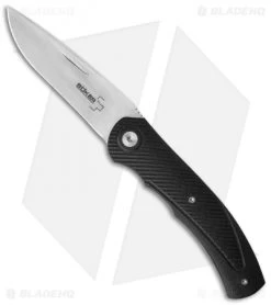 Boker Plus A2 Mini 42 Liner Lock Knife Black G-10 (2.9" Satin) 01BO356