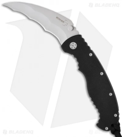 Boker Plus Bat Karambit Liner Lock Knife (3.5" Bead Blast) 01BO430 3 Boker Plus Bat Karambit Liner Lock Knife (3.5" Bead Blast) 01BO430