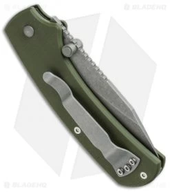 Boker Plus Chad Los Banos XS Slip Joint Knife OD Green (3" Bead Blast) 01BO538 -Boker Shop boker 01bo538 side cm