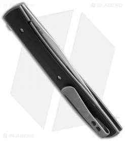 Boker Plus Urban Trapper Knife Black G-10 (3.5" Satin) 01BO732 Brad Zinker -Boker Shop boker 01bo732 side cm