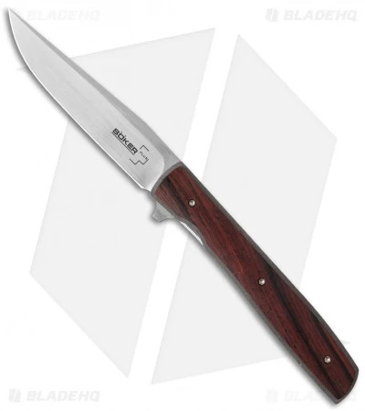 Boker Plus Urban Trapper Knife Cocobolo (3.5" Satin) 01BO734 Brad Zinker 3 Boker Plus Urban Trapper Knife Cocobolo (3.5" Satin) 01BO734 Brad Zinker