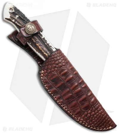 Boker Arbolito Dano Hunter Stag Fixed Blade Knife (4" Satin) 02BA325HH 4 Boker Arbolito Dano Hunter Stag Fixed Blade Knife (4" Satin) 02BA325HH - Image 2