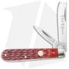 Boker Razor Jack Pocket Knife 3.125" Red Jigged Bone Handle 110744 -Boker Shop boker 110744 cm