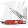 Boker Traditional Copperhead Knife 3.75" Jigged Red Bone 110746
