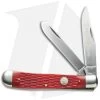 Boker Traditional Trapper Knife 4.125" Jigged Red Bone 110747 -Boker Shop boker 110747 cm