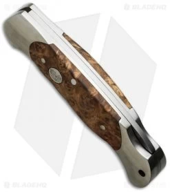 Boker Scout Lock Back Knife Amboina Wood (3.125" Damascus) 112032DAM -Boker Shop boker 112032dam bottom cm