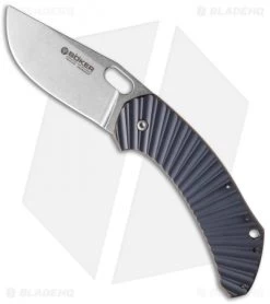 Boker Aurora Frame Lock Knife Titanium (3.25" Stonewash) 112629