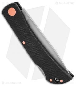 Boker Rangebuster Lockback Knife Black Micarta (3" Satin) 112914 8 Boker Rangebuster Lockback Knife Black Micarta (3" Satin) 112914 -Boker Shop boker Rangebuster Black Micarta Copper 112914 BHQ 136222 td side