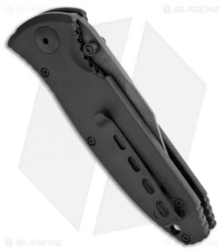 Boker Kalashnikov Liner Lock Knife (3.875" Black) 11KAL47B -Boker Shop boker kalashnikov 11kal47b black wood bowie side