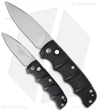 Boker Mini Kalashnikov Automatic Knife Black (2.5" D2 Bead Blast) 5 Boker Mini Kalashnikov Automatic Knife Black (2.5" D2 Bead Blast) - Image 3