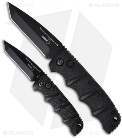 Boker Mini Kalashnikov Automatic Knife Dagger (2.5" Black D2) 5 Boker Mini Kalashnikov Automatic Knife Dagger (2.5" Black D2) - Image 3