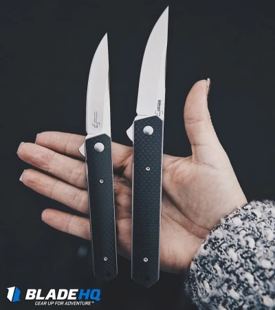 Boker Mini Kwaiken Flipper Knife Carbon Fiber (3" Satin VG-10) 01BO283 6 Boker Mini Kwaiken Flipper Knife Carbon Fiber (3" Satin VG-10) 01BO283 - Image 4