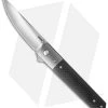 Boker Kwaiken Tuxedo Flipper Knife Carbon Fiber W/Titanium Bolster (3.5" Satin) 2 Boker Kwaiken Tuxedo Flipper Knife Carbon Fiber W/Titanium Bolster (3.5" Satin) -Boker Shop boker kwaiken cf ti 01bo301 cm