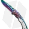 Boker Magnum Pearl Rainbow Liner Lock Knife (3.35" Spectrum) 01LG805
