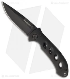 Boker Magnum Shadow Liner Lock Knife (3.25" Black) 01MB428