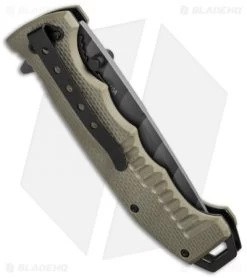 Boker Magnum Shades Of Gray Liner Lock Knife Tan G-10 (3.75" Serr) 01SC648N -Boker Shop boker magnum 01sc648n side cm