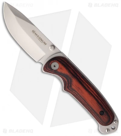 Boker Magnum Bush Companion Liner Lock Knife (3.5" Bead Blast) 01YA116 3 Boker Magnum Bush Companion Liner Lock Knife (3.5" Bead Blast) 01YA116