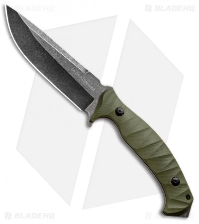 Boker Magnum Persian Fixed Blade Knife Green G-10 (4.75" Smokewash) 02LG115 3 Boker Magnum Persian Fixed Blade Knife Green G-10 (4.75" Smokewash) 02LG115