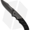 Boker Magnum Folding Bowie Liner Lock Knife (3.35" Gray) 01SC017 -Boker Shop boker magnum folder grey black plain 01sc017