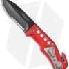 Boker Magnum Firefighter Liner Lock Knife Red G-10 (3.5" Gray) 01SC172 -Boker Shop boker magnum oisc172
