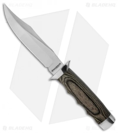 Boker Magnum Safari Mate Bowie Knife Fixed Blade (6" Satin) 02MB207 3 Boker Magnum Safari Mate Bowie Knife Fixed Blade (6" Satin) 02MB207
