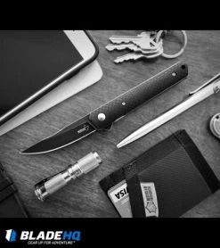 Boker Mini Kwaiken Exclusive Flipper Knife Carbon Fiber (3" Smokewash VG-10) -Boker Shop boker mini kwaiken cf blackwash dl ig