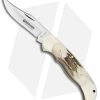 Boker Optima Series Lock Back Pocket Knife Stag (3.625" Satin) 113004ST -Boker Shop boker optima stag 113004st BHQ 40113 dl