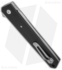 Boker Kwaiken Flipper Knife Black G-10 (3.5" Satin VG-10) 01BO286 -Boker Shop boker plus 01bo286 side cm