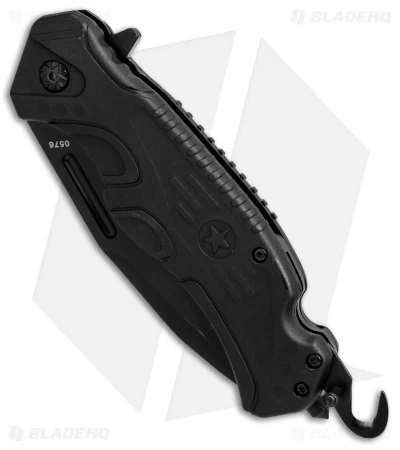 Boker Plus Savior 2 Liner Lock Knife Black (3.3" Black Serr) 01BO321 5 Boker Plus Savior 2 Liner Lock Knife Black (3.3" Black Serr) 01BO321 - Image 3