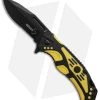 Boker Plus Savior 3 Liner Lock Knife Black/Yellow (3.3" Black Serr) 01BO322 -Boker Shop boker plus savior 1 black yellow 01BO322 BHQ 36337 er