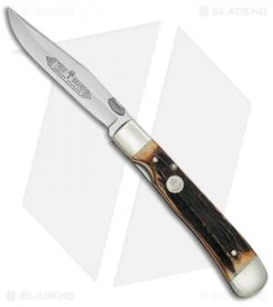 Boker Trapperliner Liner Lock Knife Stag Horn (3.25" Satin) 114715