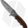 Boker Turbine Pocket Knife W/ Rosewood (3.875" Bead Blast Plain) 110130