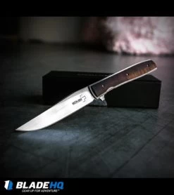 Boker Plus Urban Trapper Gentleman Knife Cocobolo (3.75" Satin) 01BO722 -Boker Shop boker urban trapper cocobolo wood BHQ 28800 dl 1