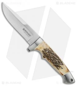 Boker Vollintegral 2.0 Fixed Blade Knife Stag Horn (4.625" Satin) 121586